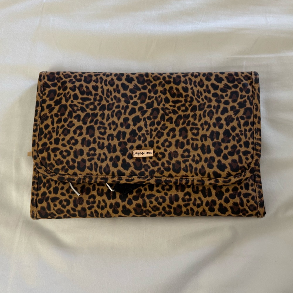 Cheetah Cosmetic Travel Bag